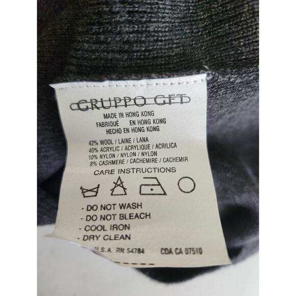 Emanuel Ungaro Vintage sweater sz M wool/cashmere old Money capsule Wardrobe - Picture 4 of 6